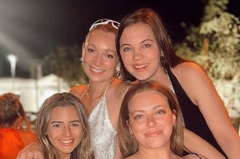 Bride and Bridesmaids