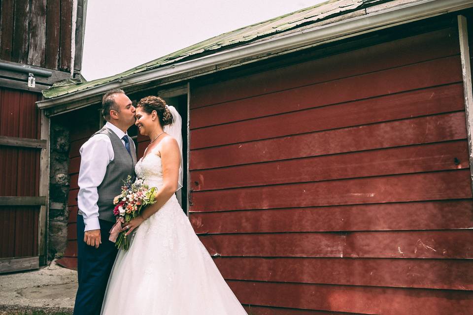 The happy couple
