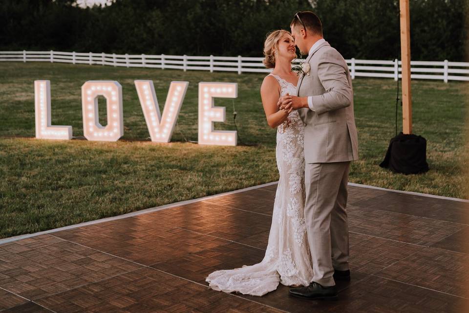 The first dance