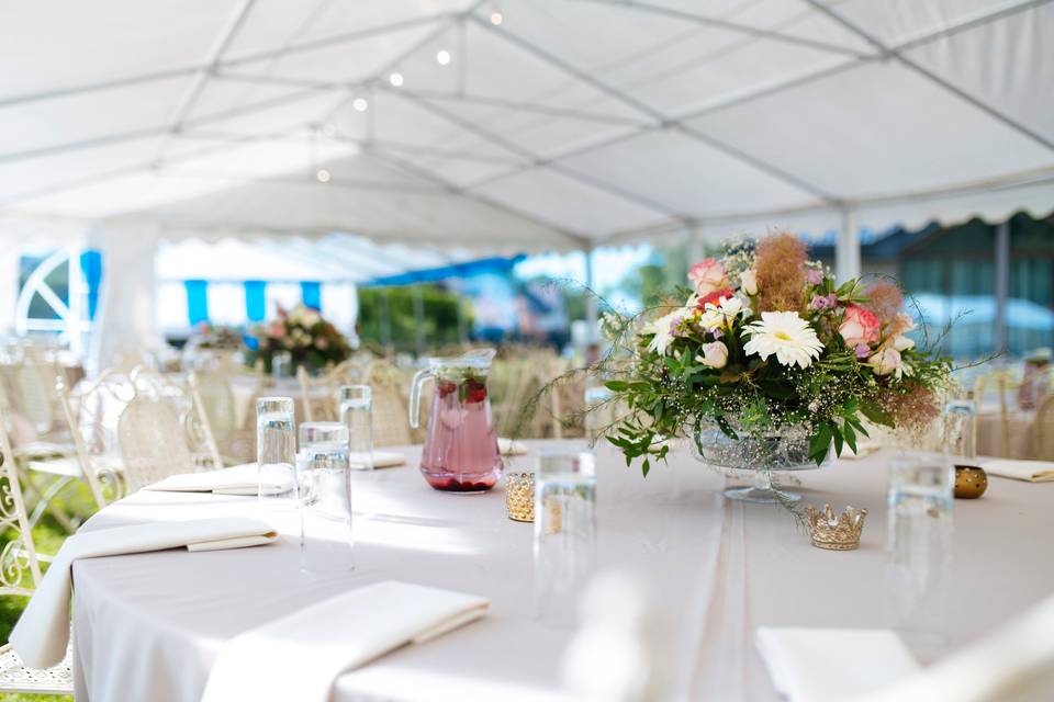 Tented wedding