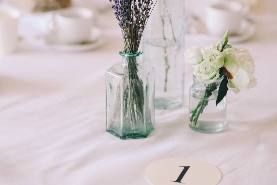 Lavender in a vase