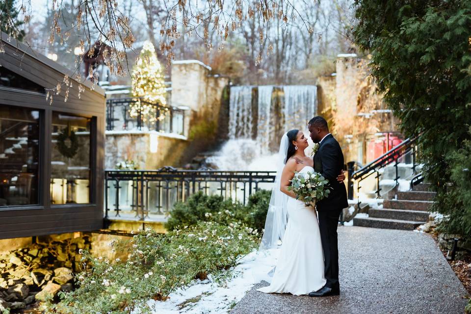 Ancaster Mill, winter photosho