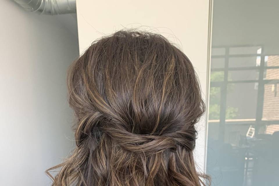 Bridal Half Up Hair