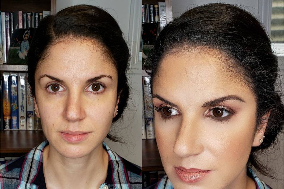 Bridesmaid soft glam