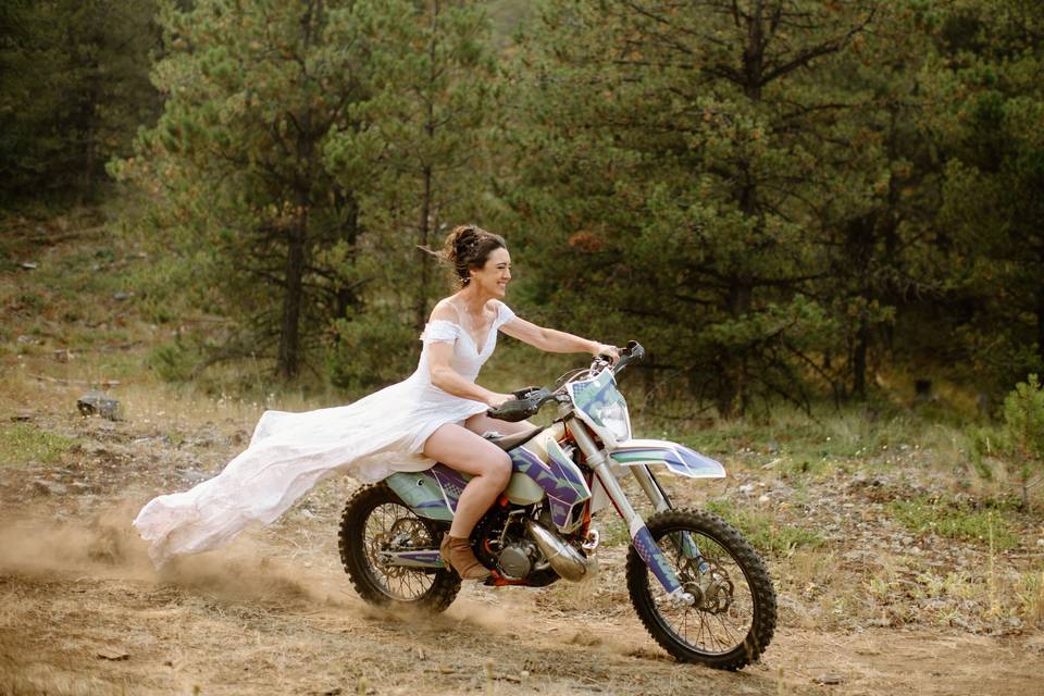 Dirtbike Bride