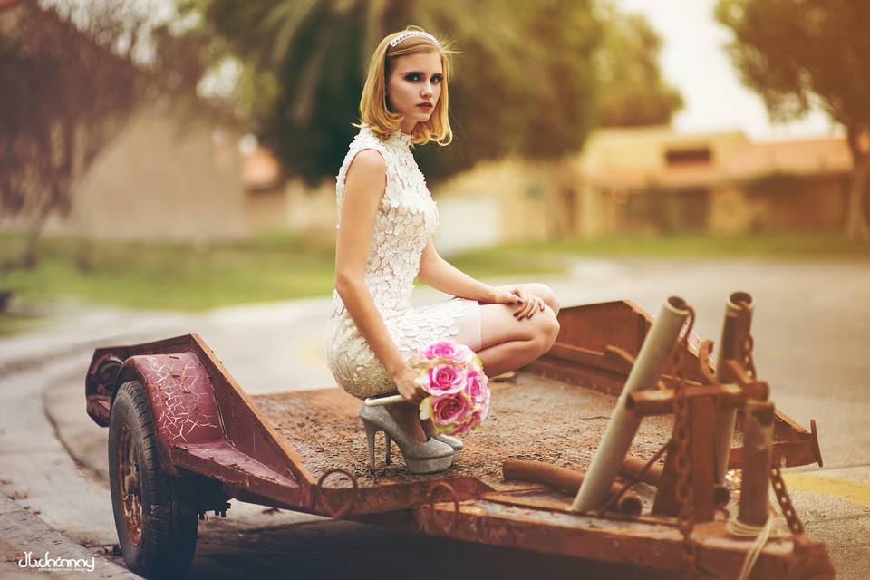Outdoor wedding photography