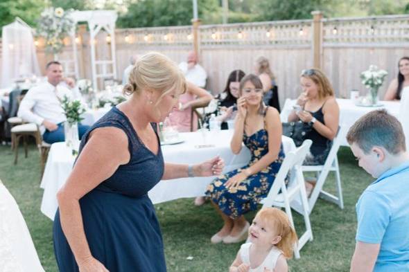 Backyard Wedding Dancing