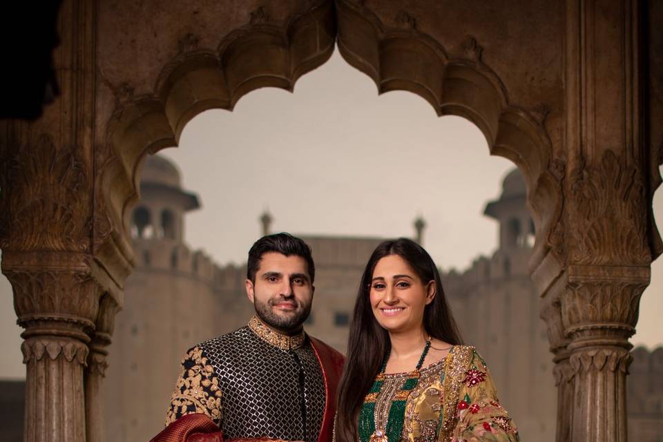 A & S in a royal setting