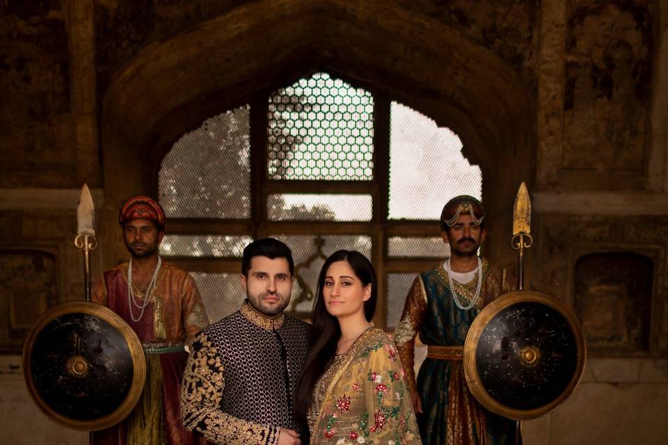 A & S in a royal setting