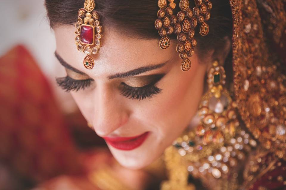 M on her Wedding Day