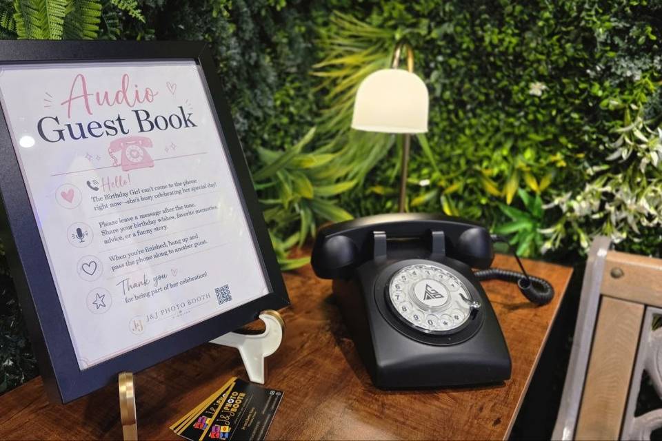 18th Birthday Audio Guest Book