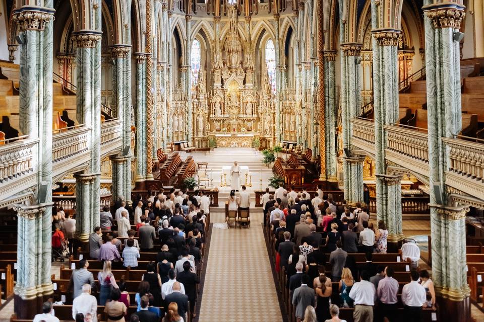 Notre-Dame Cathedral Ceremony