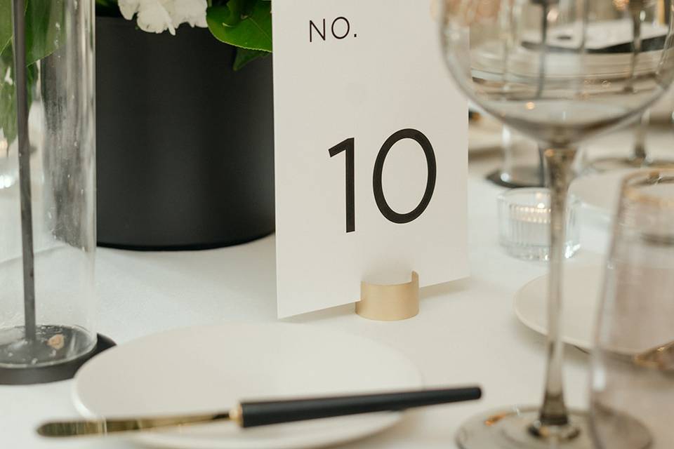 Table Numbers