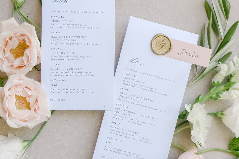 Personalized Menus