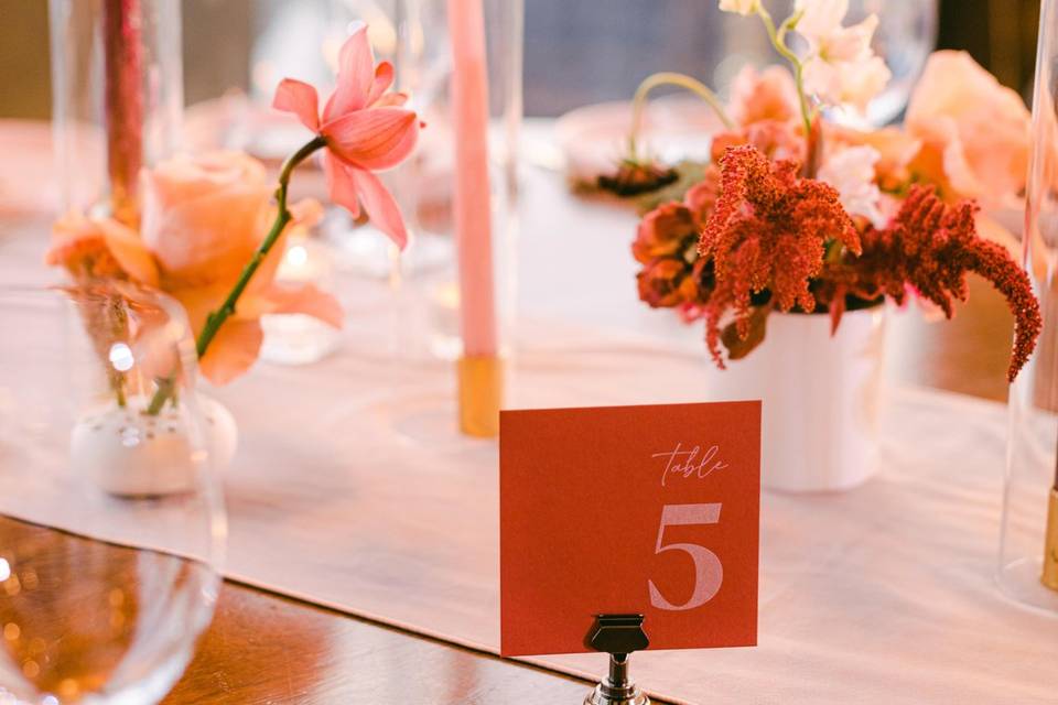 Table Numbers