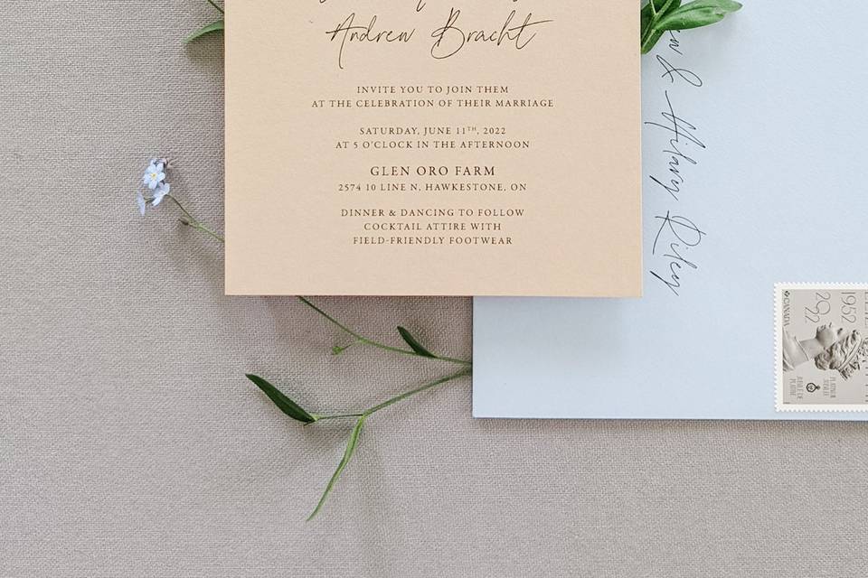 Neutral Invitation Suite