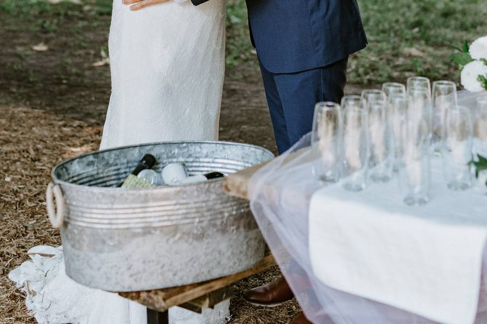 Walking down the aisle