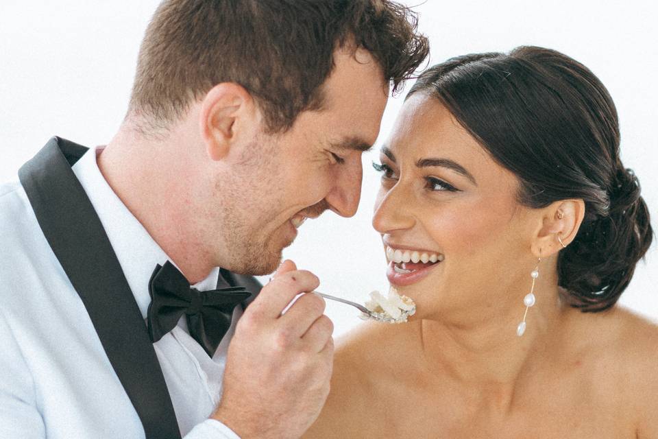 Elopement on a boat