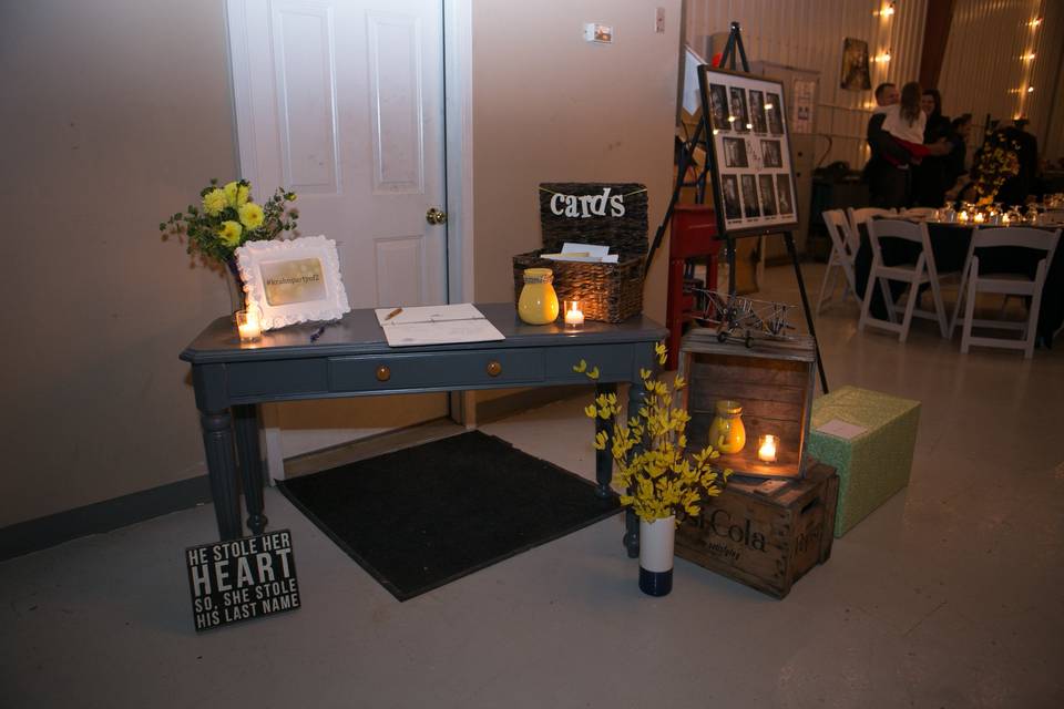 Guestbook table