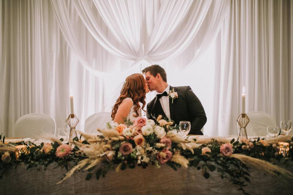 Bride & Groom Head Table