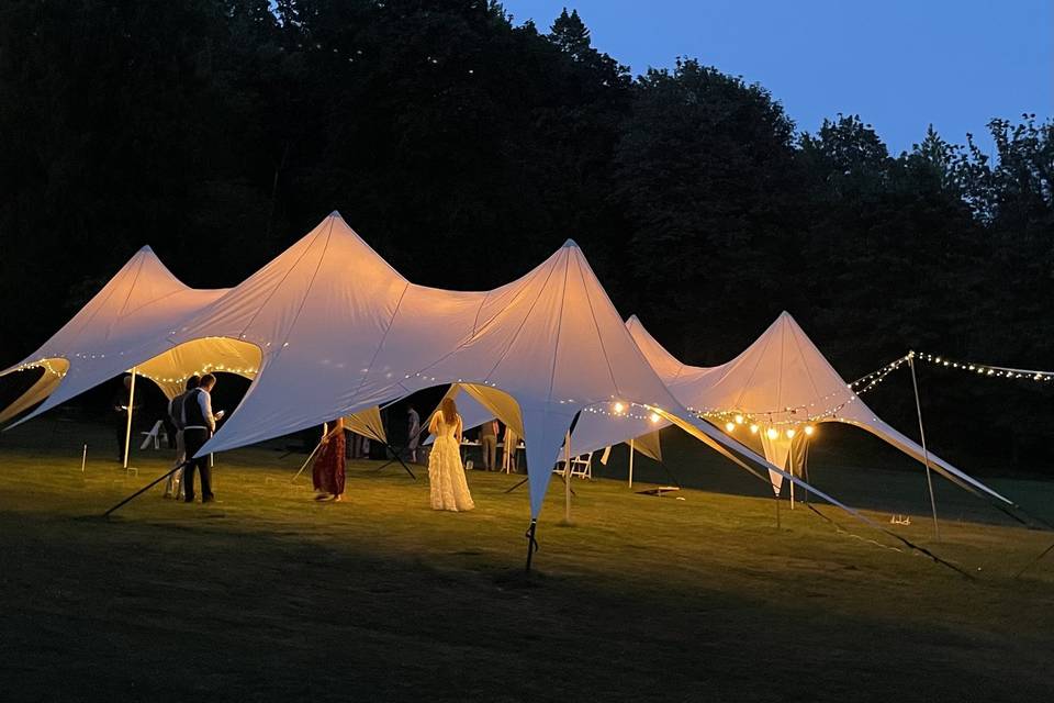 Night lights and tent 1