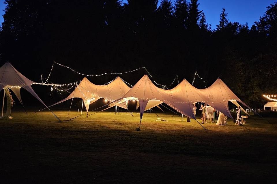 Night lights and tent2