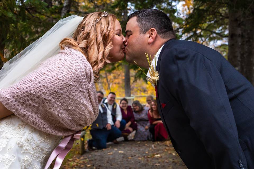 Fall wedding in margree