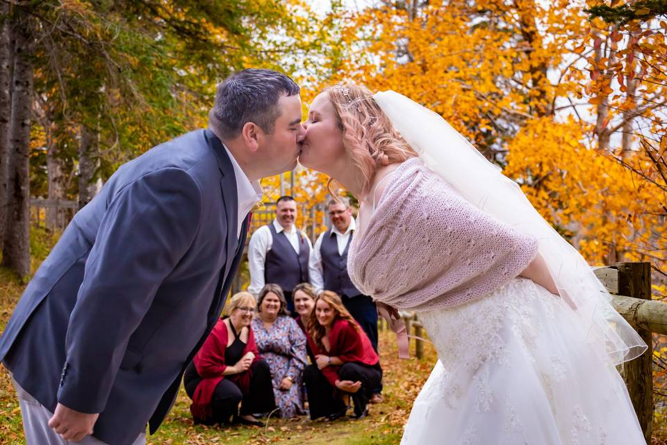 Fall wedding in margree