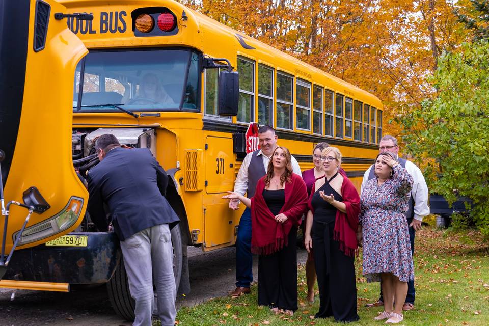 Fall wedding in margree