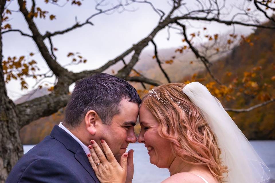 Fall wedding in margree