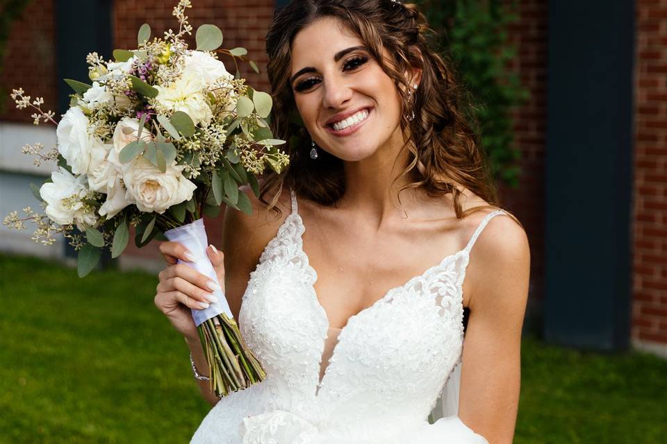 Happy bride