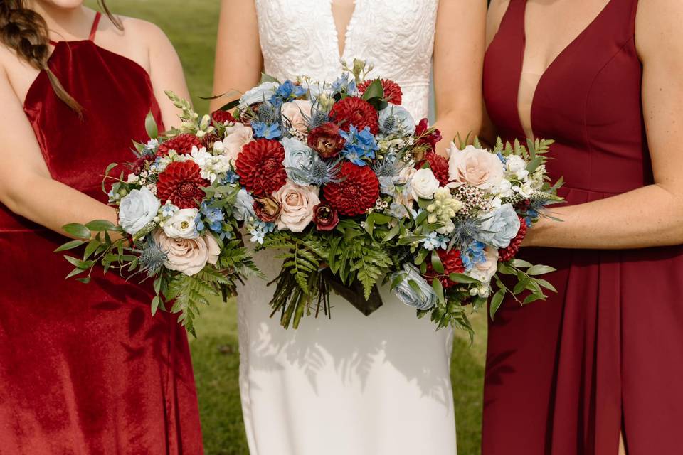 Red, White & Blue Bouquets
