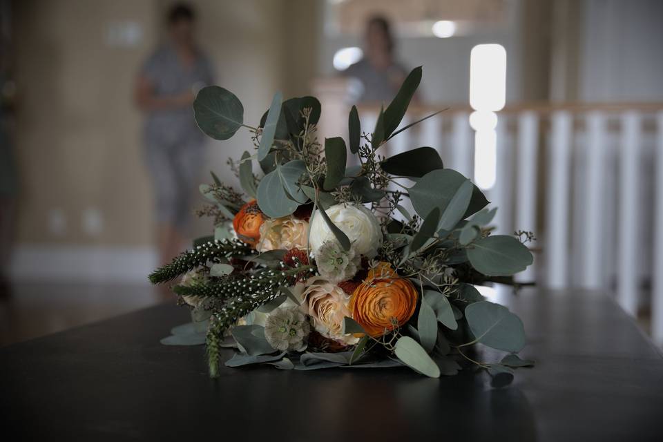 Fall bridal bouquet