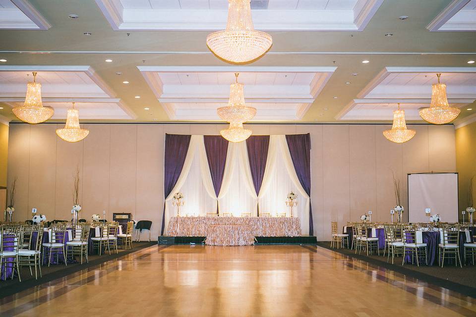 Backdrop draping