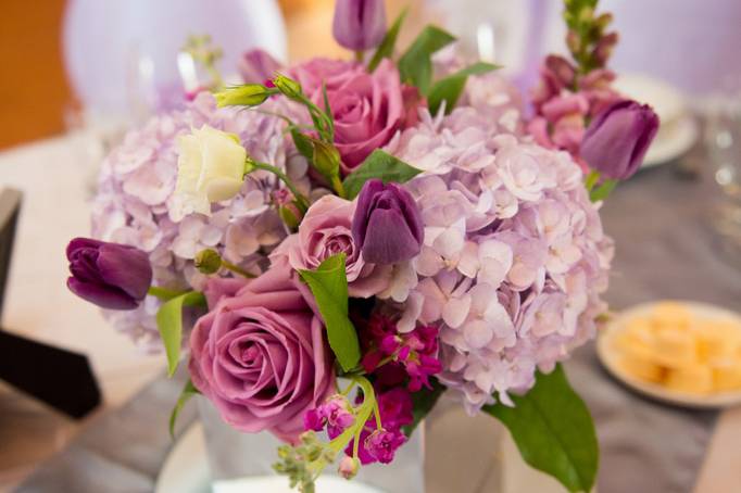 Spring floral arrangements