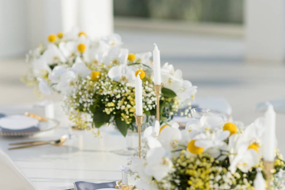 Beautiful Tablescape in Ibiza