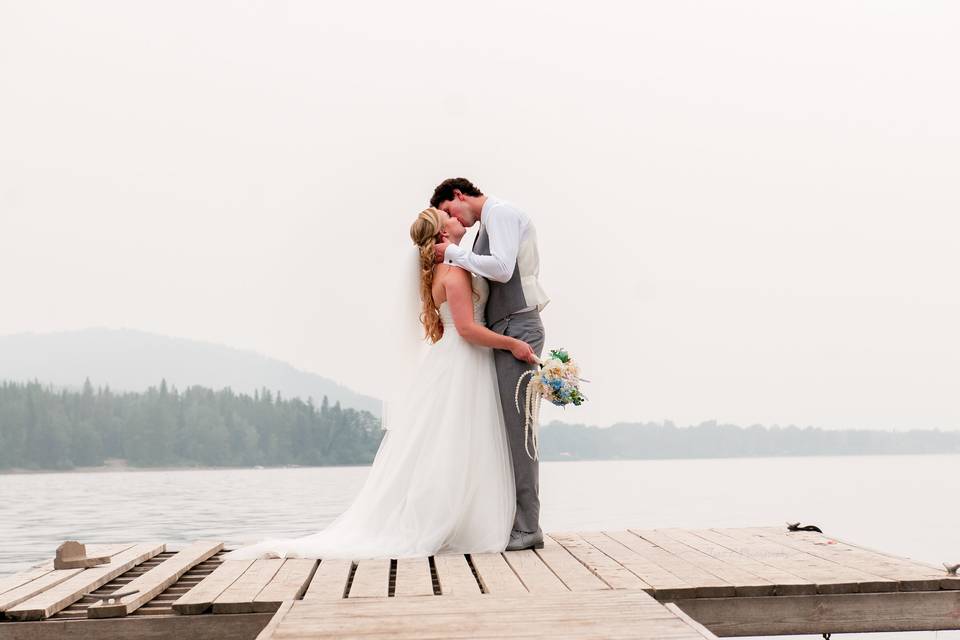 Lake wedding