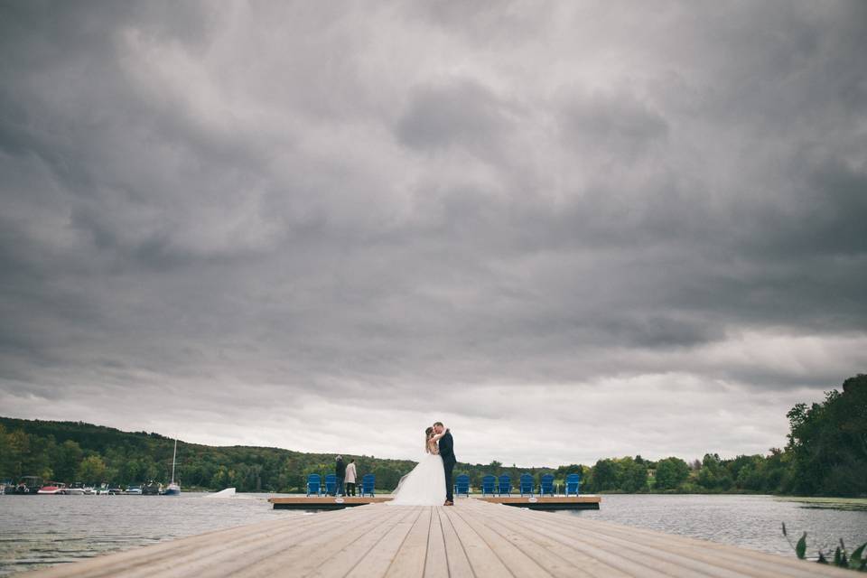 Dramatic sky in Muskoka