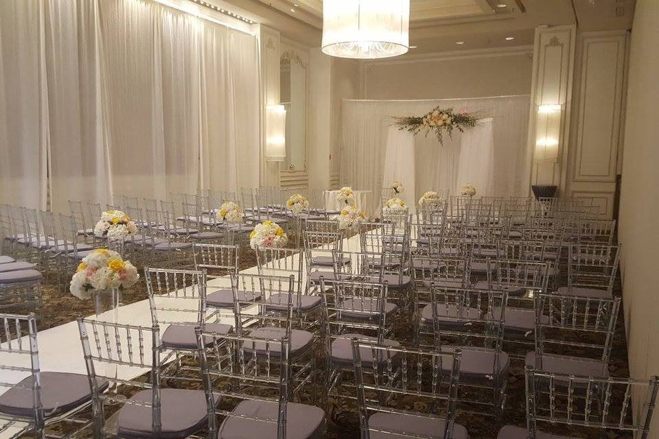 Ceremony setup