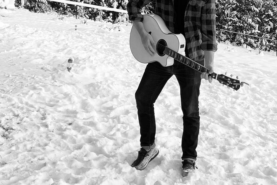 Playing in a winter wonderland