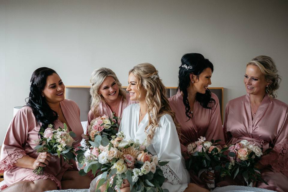 Bridal party styling