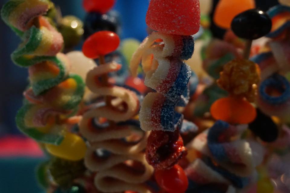 Our handmade candy kabobs