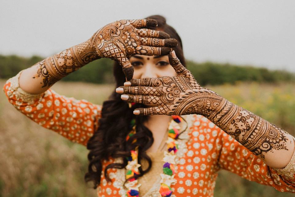 Bridal henna