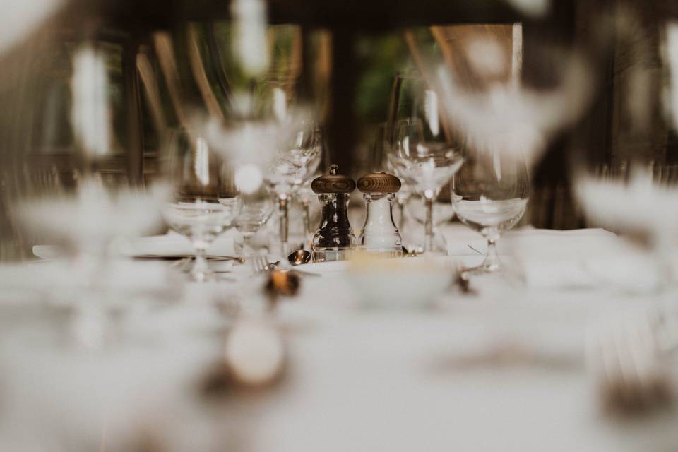 Dinner table details