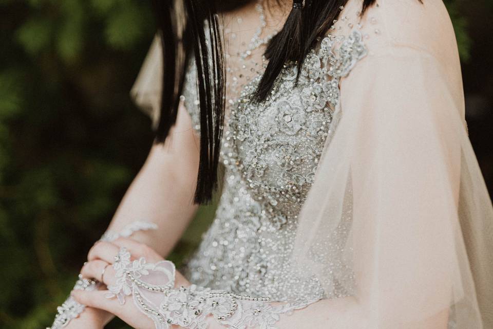 Bridal hairpiece