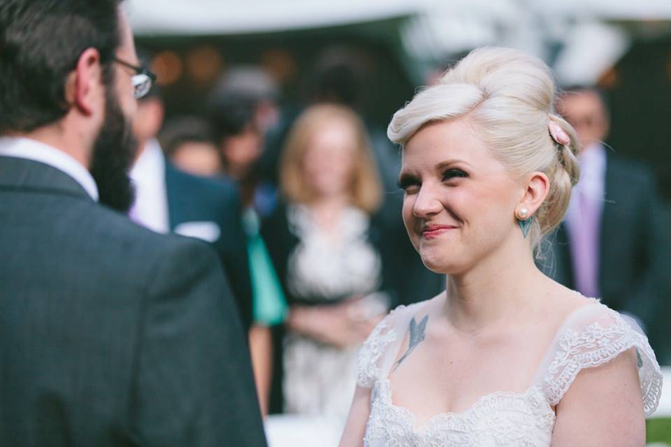 50s style bride Burnaby