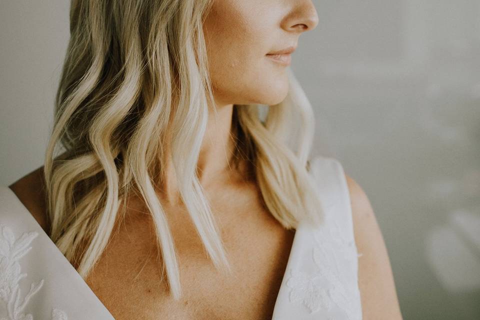 Boho vancouver bride hair