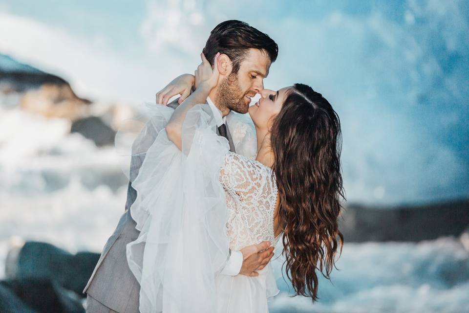 Whistler ice cave elopement