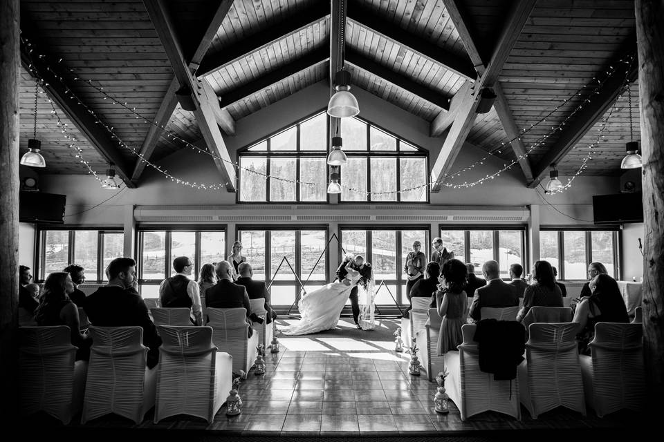 Indoor ceremony - Sadie Willow