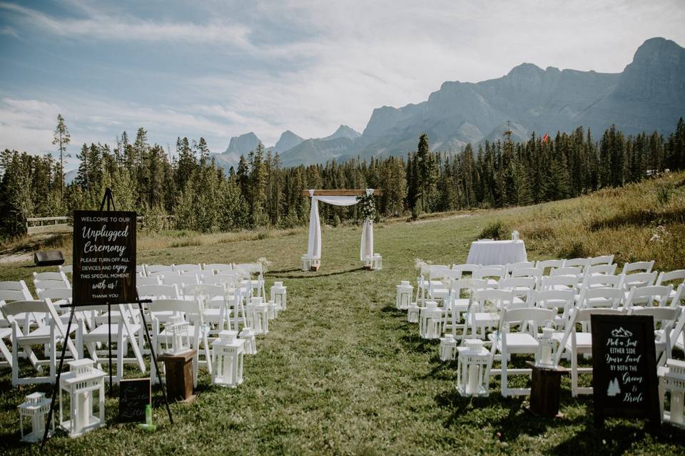 Cornerstone Weddings at the Canmore Nordic Centre